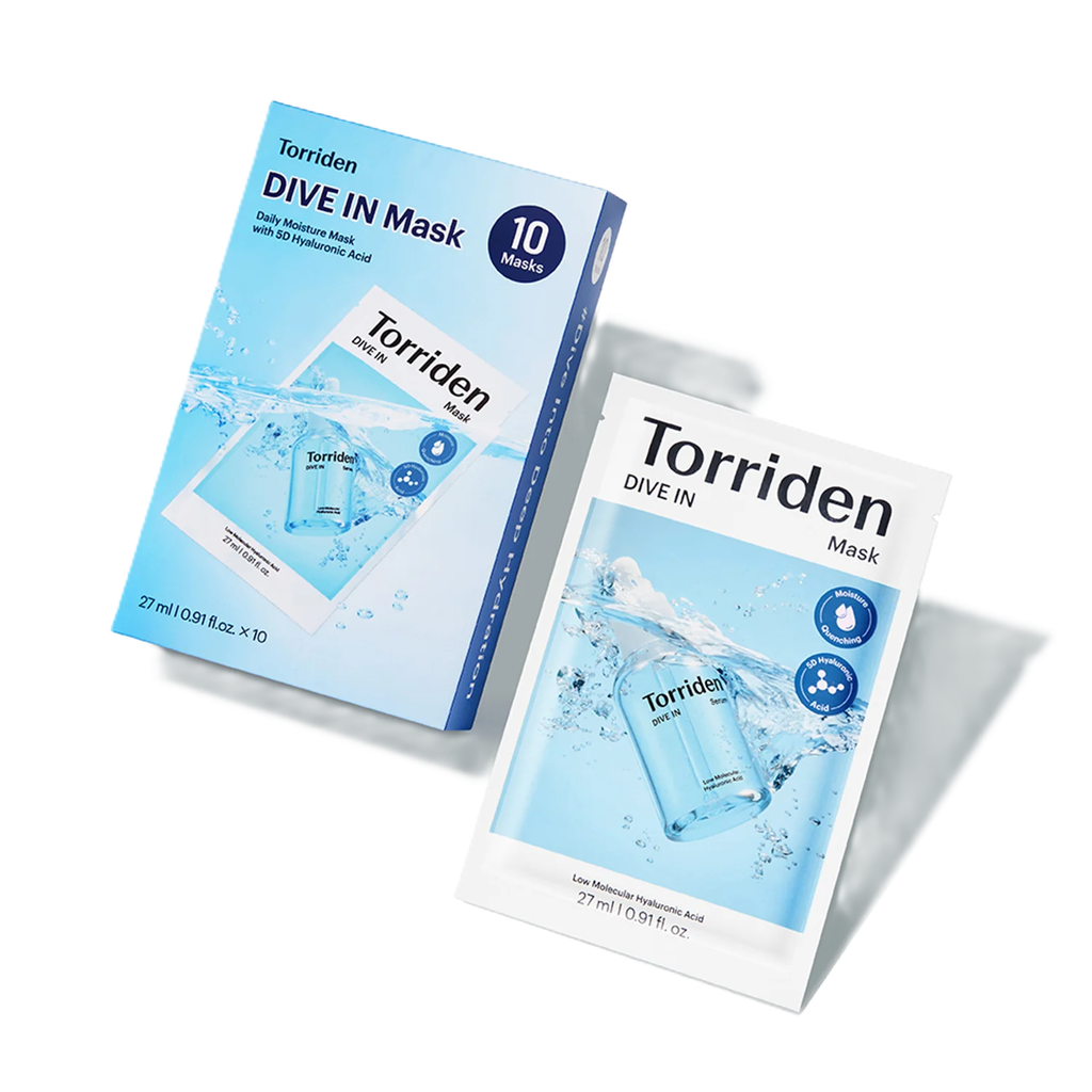 Torriden - Dive-in Low Molecular Weight Hyaluronic Acid Mask, 10 sheets