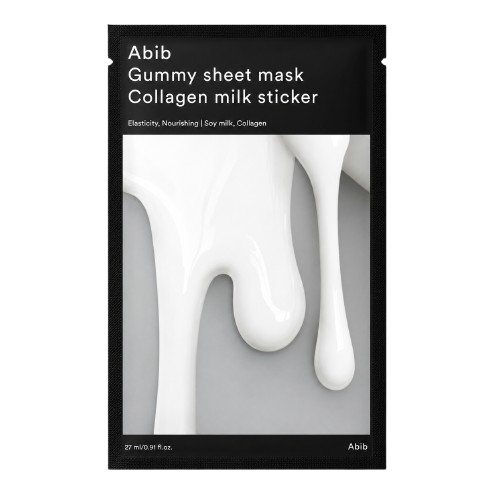 Abib - Gum Sheet Mask Collagen Milk Sticker, 1 sheet
